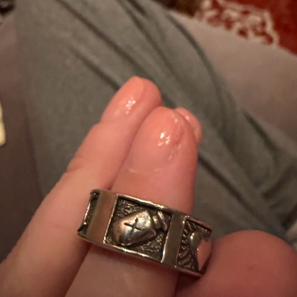 Sterling Silver Romeo and Juliet ring - Picture 8 of 13